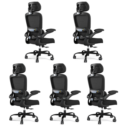 TRALT Office Chair Ergonomic Desk Chair, 330 LBS Home Mesh Office Desk Chairs with Wheels, Comfortable Gaming Chairs (White)