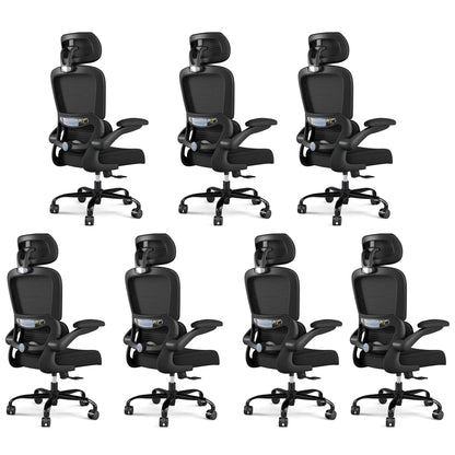 TRALT Office Chair Ergonomic Desk Chair, 330 LBS Home Mesh Office Desk Chairs with Wheels, Comfortable Gaming Chairs (White)