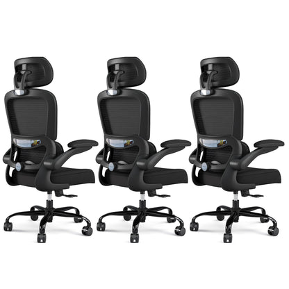 TRALT Office Chair Ergonomic Desk Chair, 330 LBS Home Mesh Office Desk Chairs with Wheels, Comfortable Gaming Chairs (White)