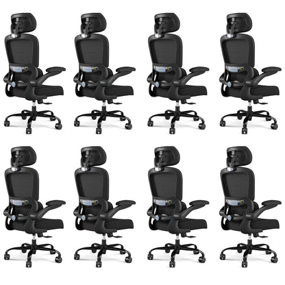 TRALT Office Chair Ergonomic Desk Chair, 330 LBS Home Mesh Office Desk Chairs with Wheels, Comfortable Gaming Chairs (White)
