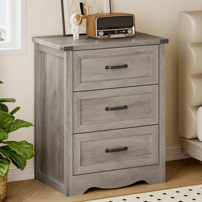 BORNOON 9-Drawer Dresser for Bedroom, Modern Wooden Chest of Drawers with Metal Handles, Anti-Tipping Design, Sturdy and Stable Storage Organizer for Living Room, Entryway, Home Office