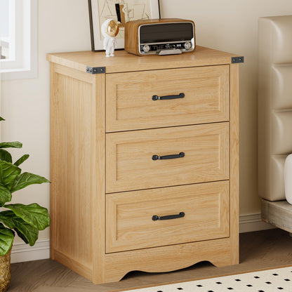 BORNOON 9-Drawer Dresser for Bedroom, Modern Wooden Chest of Drawers with Metal Handles, Anti-Tipping Design, Sturdy and Stable Storage Organizer for Living Room, Entryway, Home Office